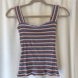 Reformation Multi-Striped Tank Top